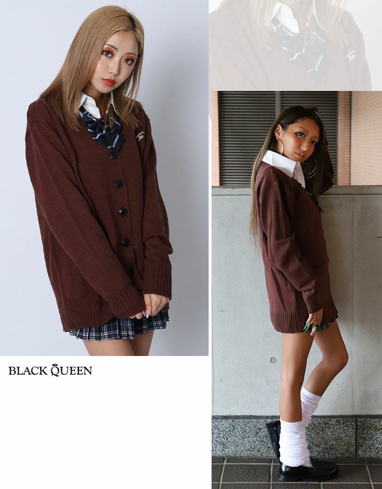 JK制服ゆるニットカーディガン | レディースギャルファッション通販