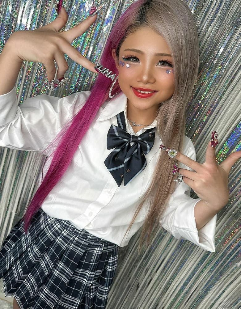 メール便対応】JK制服3点セット(チェックスカート×リボン