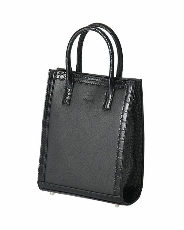 クロコ型押し2WAYバッグ｜mavily | レディースギャルファッション通販