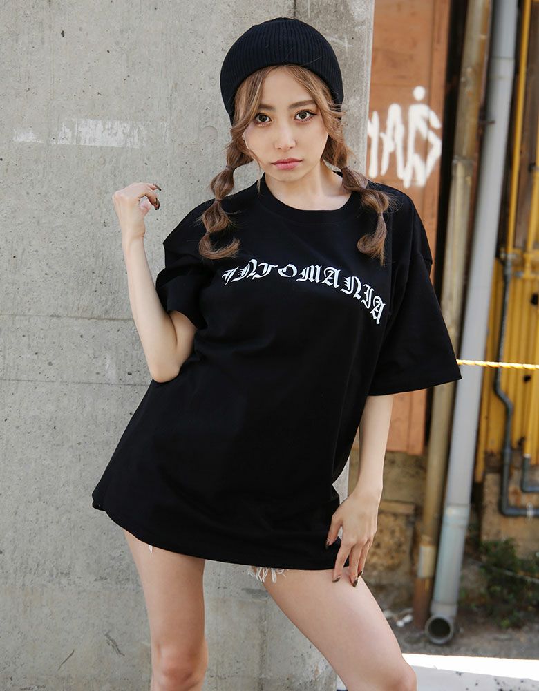 メール便対応】英字プリントBIGTシャツ【ちゃんかお / AMI着用】grady