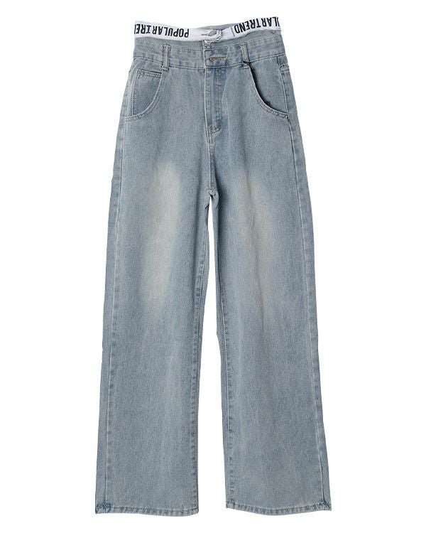 Waist 2WAY denim mavily