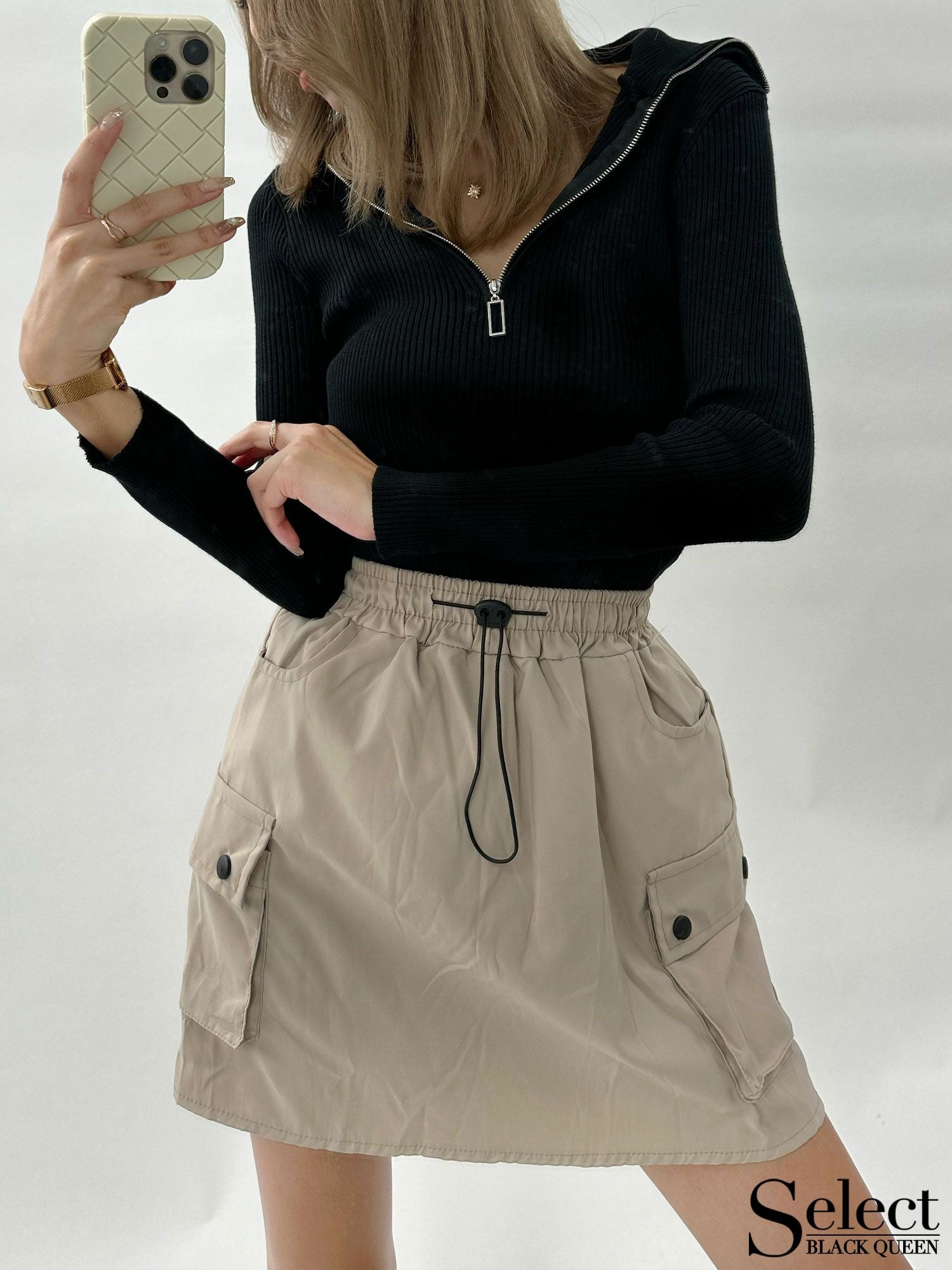 サイドポケットミニスカート | レディースギャルファッション通販