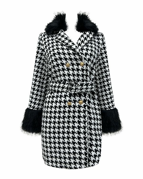 ファー付き美ラインコート | レディースギャルファッション通販