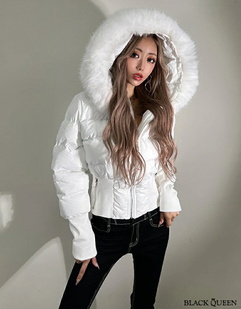 ボリュームファーショートダウン | レディースギャルファッション通販