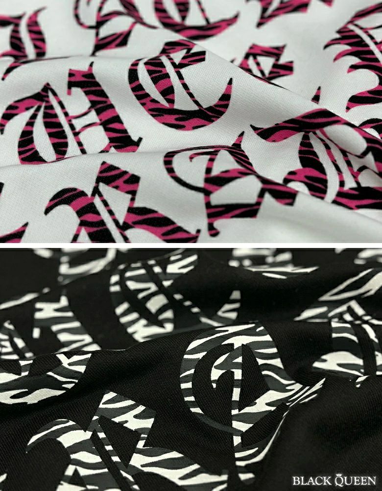 ゼブラロゴパーカー | レディースギャルファッション通販BLACKQUEEN