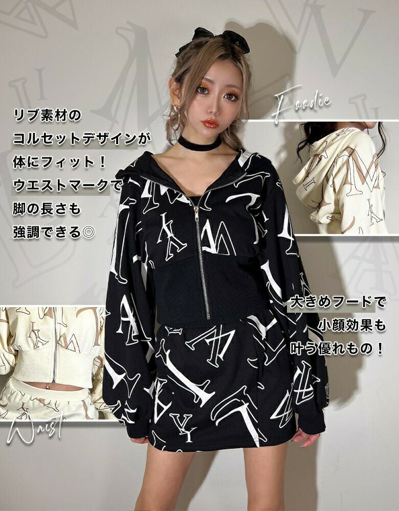 総ロゴセットアップ | レディースギャルファッション通販BLACKQUEEN