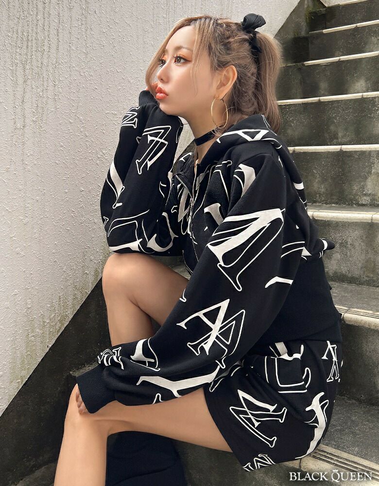 総ロゴセットアップ | レディースギャルファッション通販BLACKQUEEN