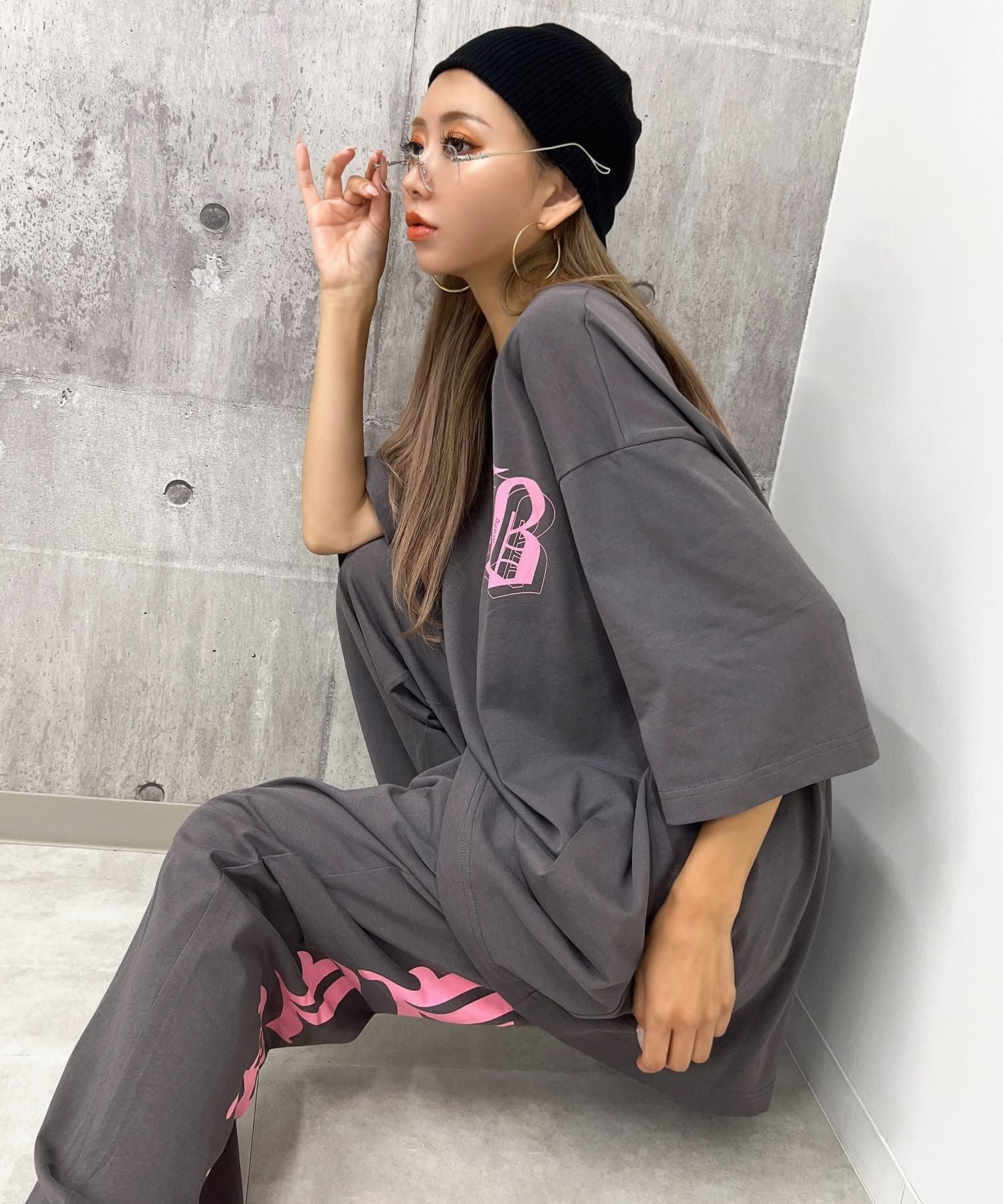 ロゴオーバーセットアップ | レディースギャルファッション通販