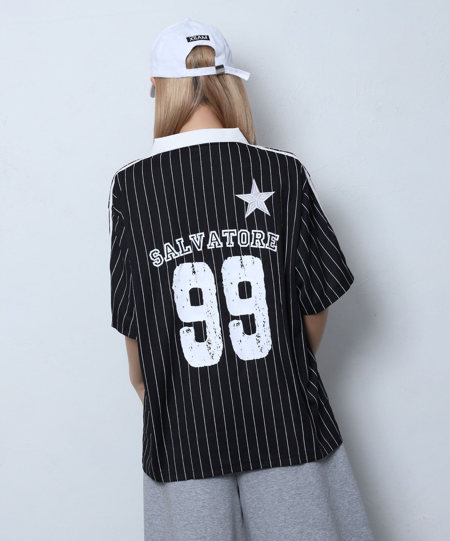 ストライプユニフォームTシャツ | レディースギャルファッション通販