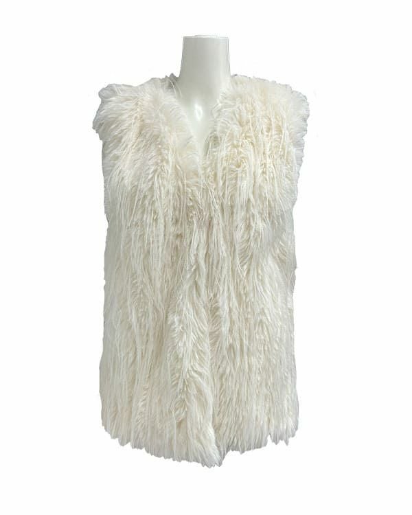 basic shaggy vest