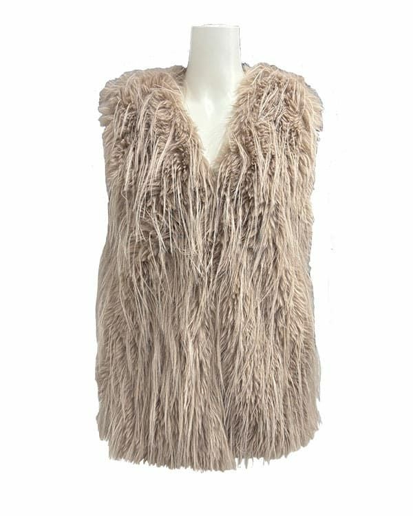 basic shaggy vest