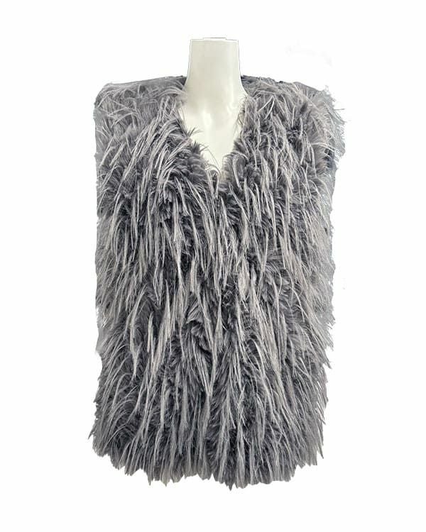 basic shaggy vest