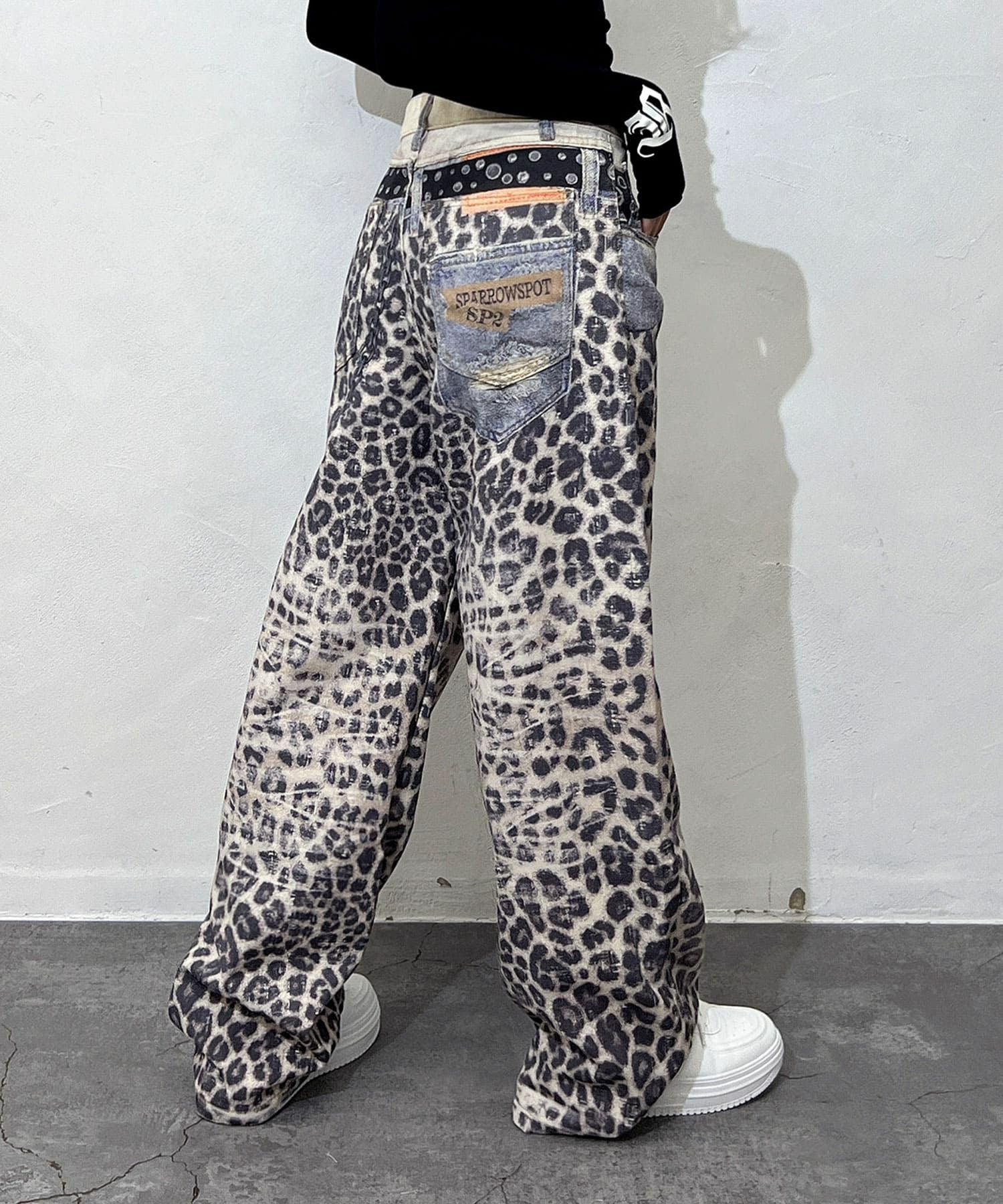 レオパプリントデニムパンツ | レディースギャルファッション通販