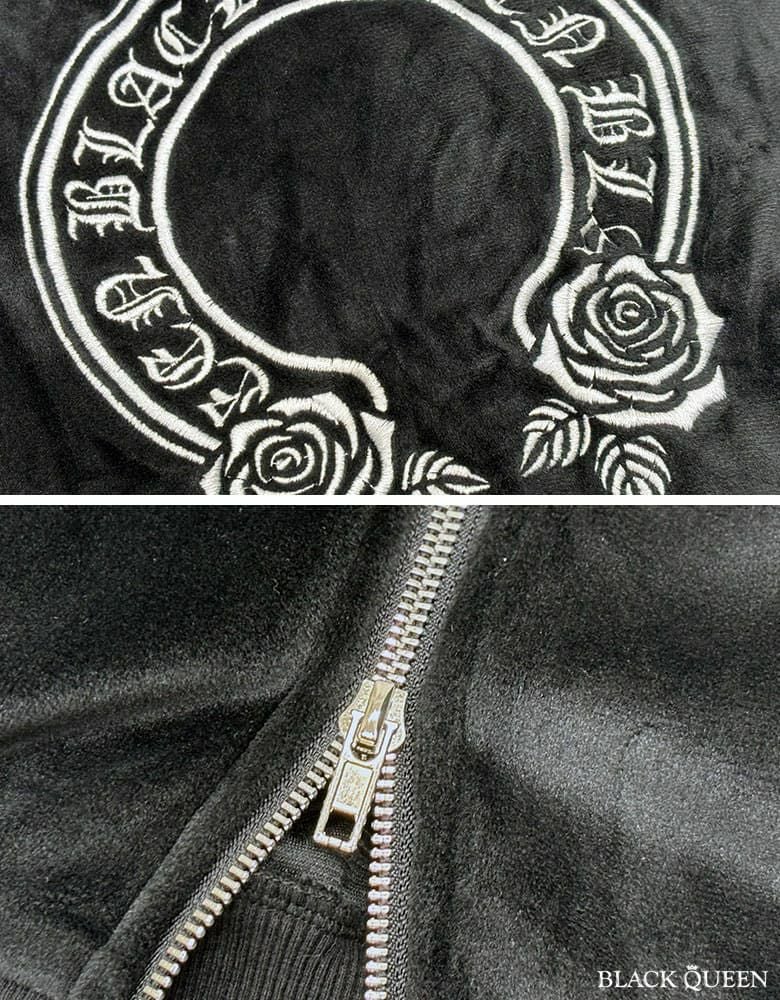 刺繍ベロアセットアップ | レディースギャルファッション通販