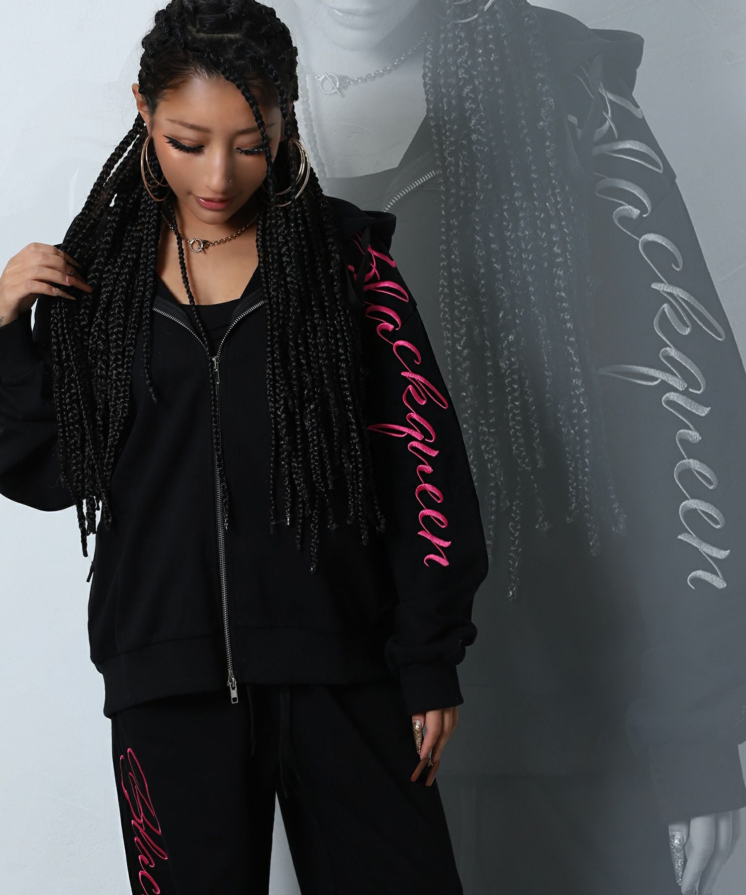 刺繍入りセットアップ | レディースギャルファッション通販BLACKQUEEN