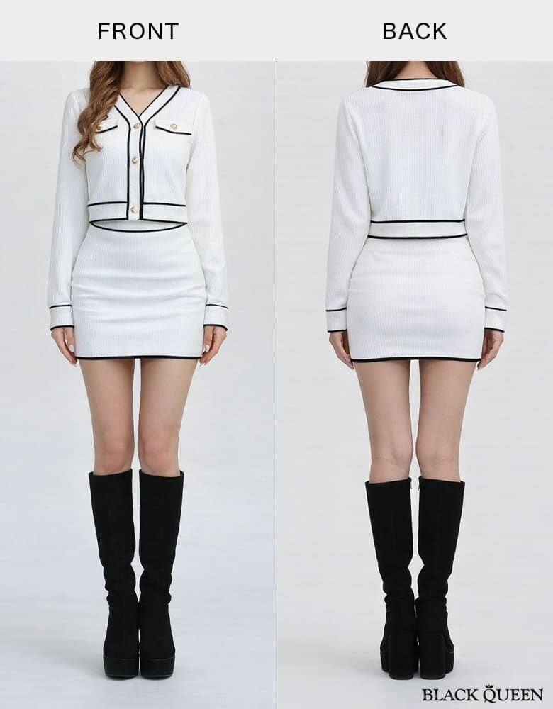 バイカラーセットアップ | レディースギャルファッション通販