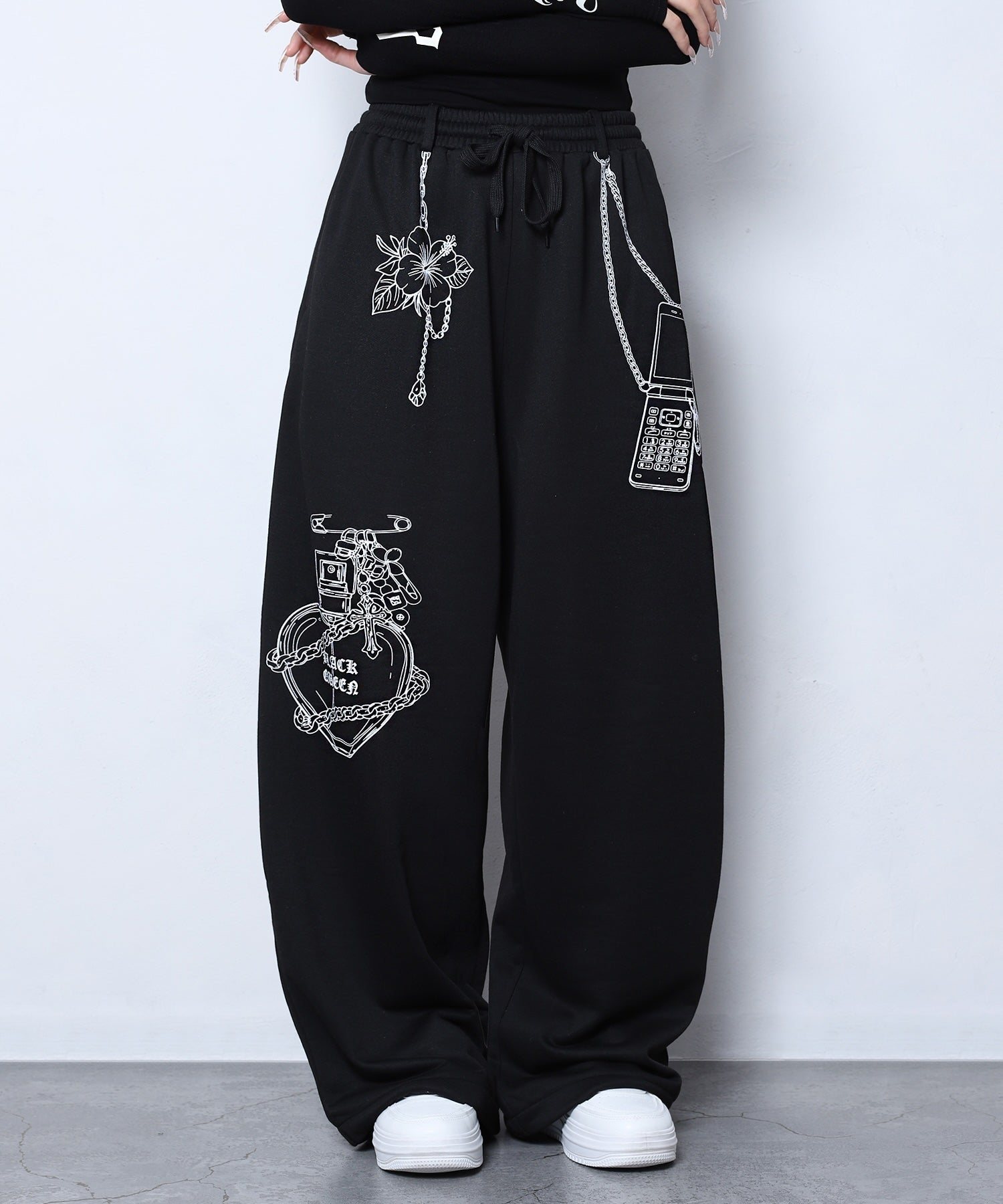 チェーンプリントバルーンパンツ | レディースギャルファッション通販