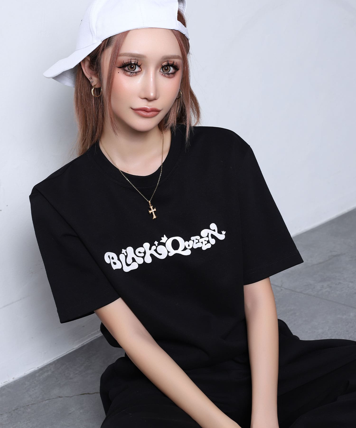 ぷっくりBIGロゴスウェットセットアップ | レディースギャル