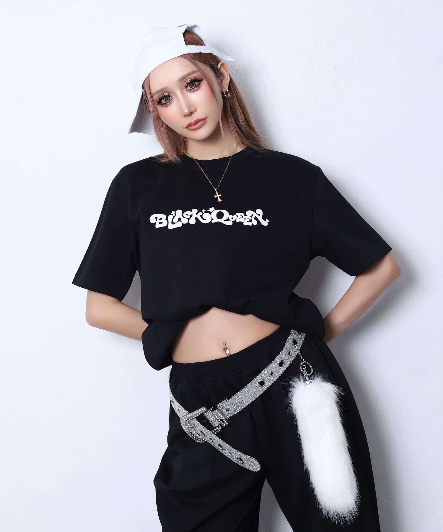 ぷっくりBIGロゴスウェットセットアップ | レディースギャル