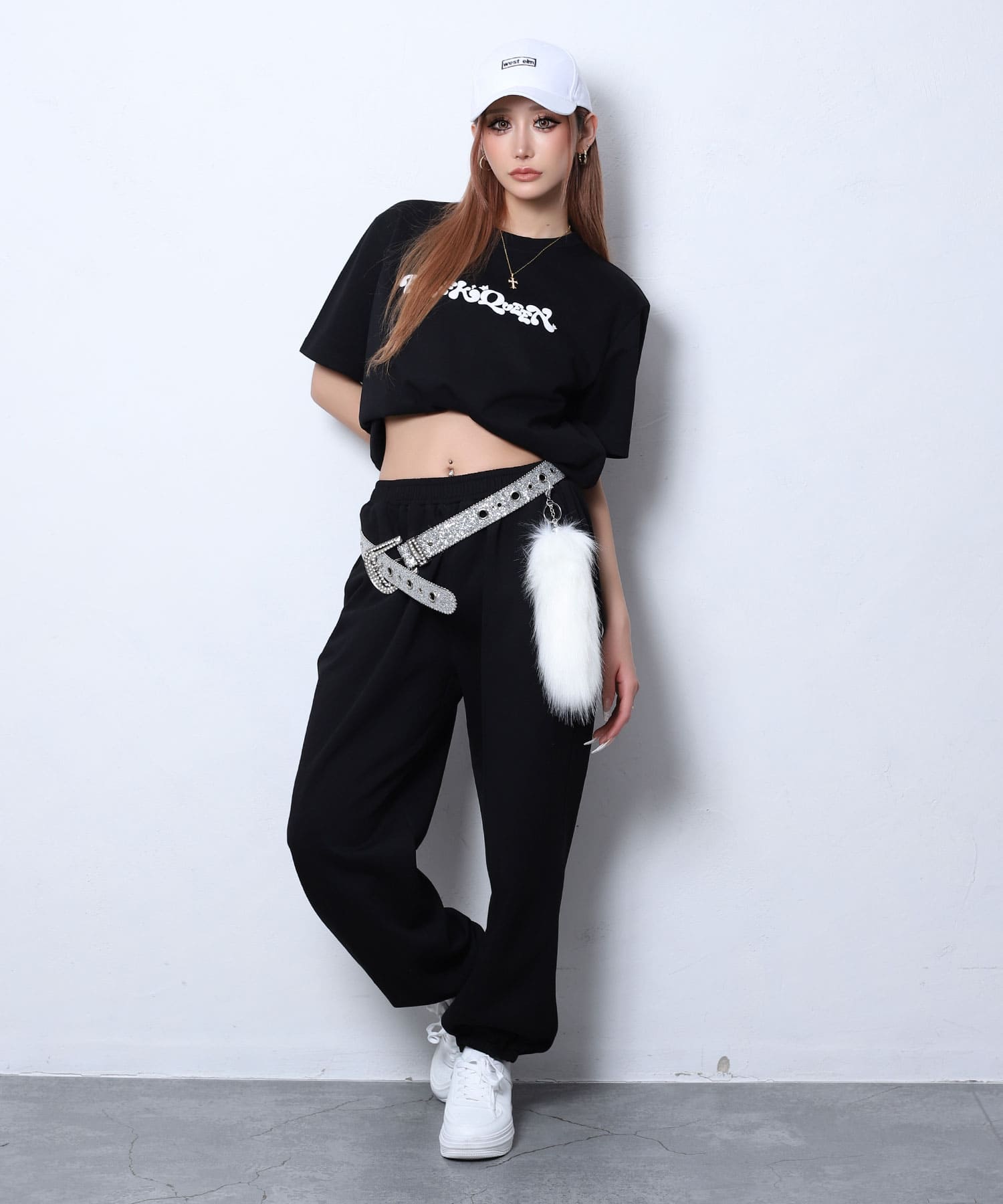 ぷっくりBIGロゴスウェットセットアップ | レディースギャル