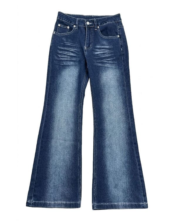 denim basic flare pants