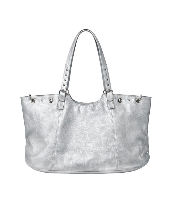 eyelet shoulder bag