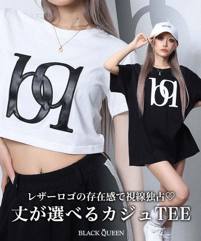 レザーロゴ入りTシャツ