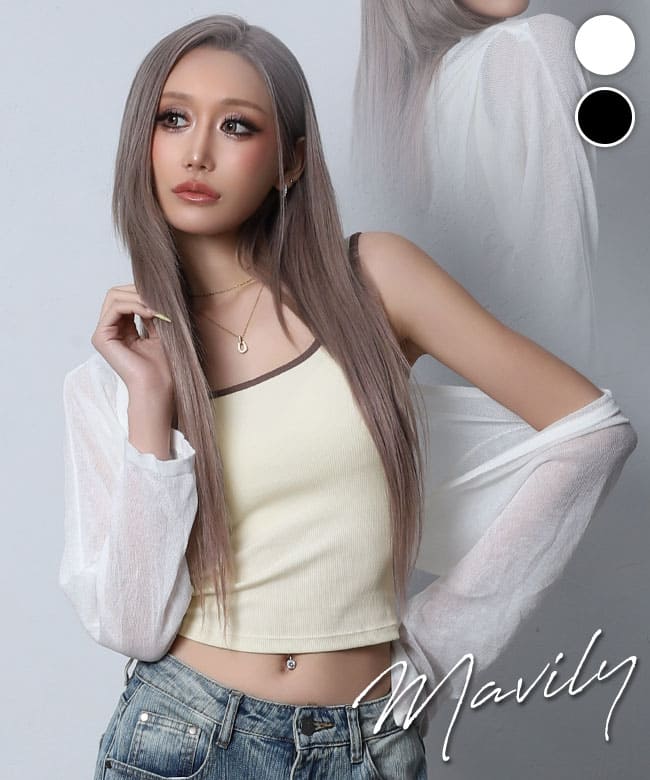シアーボレロカーディガン