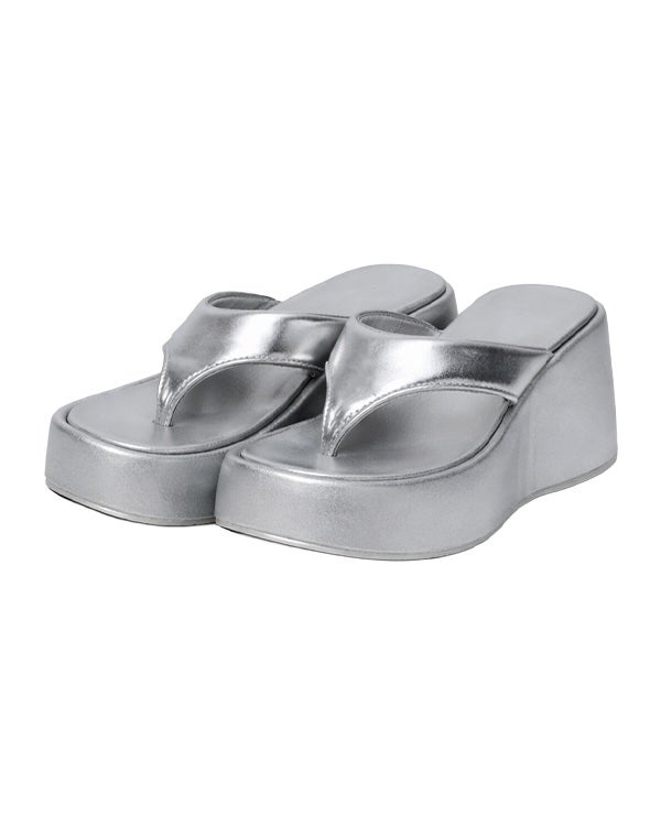 Thick sole basic thong sandals