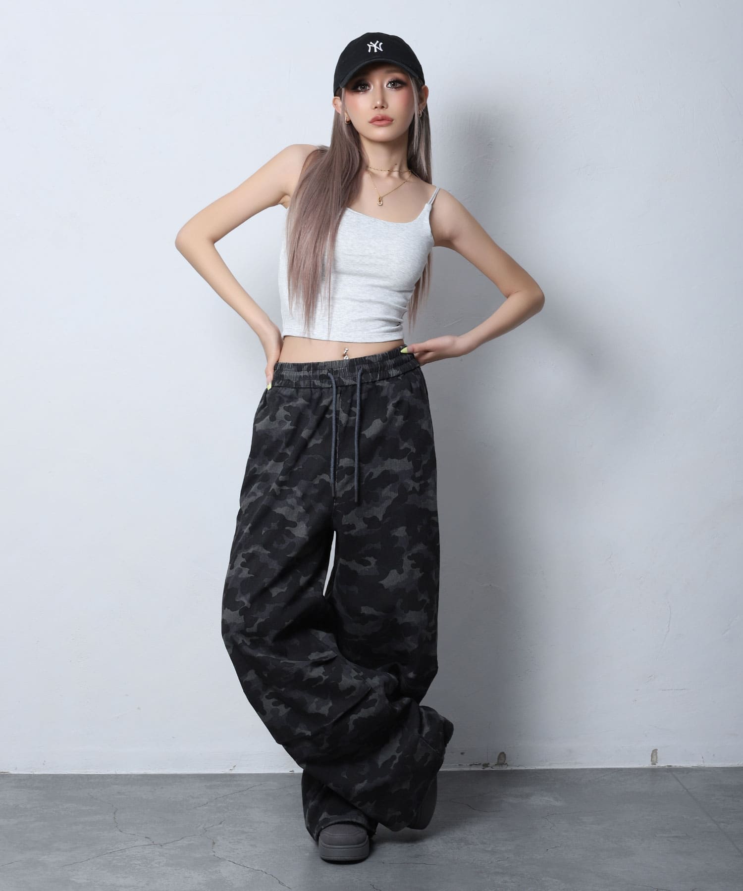 柄プリントカーゴパンツ | レディースギャルファッション通販
