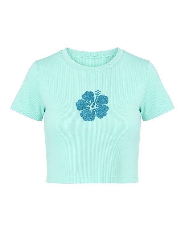 ハイビスカスちびTシャツ