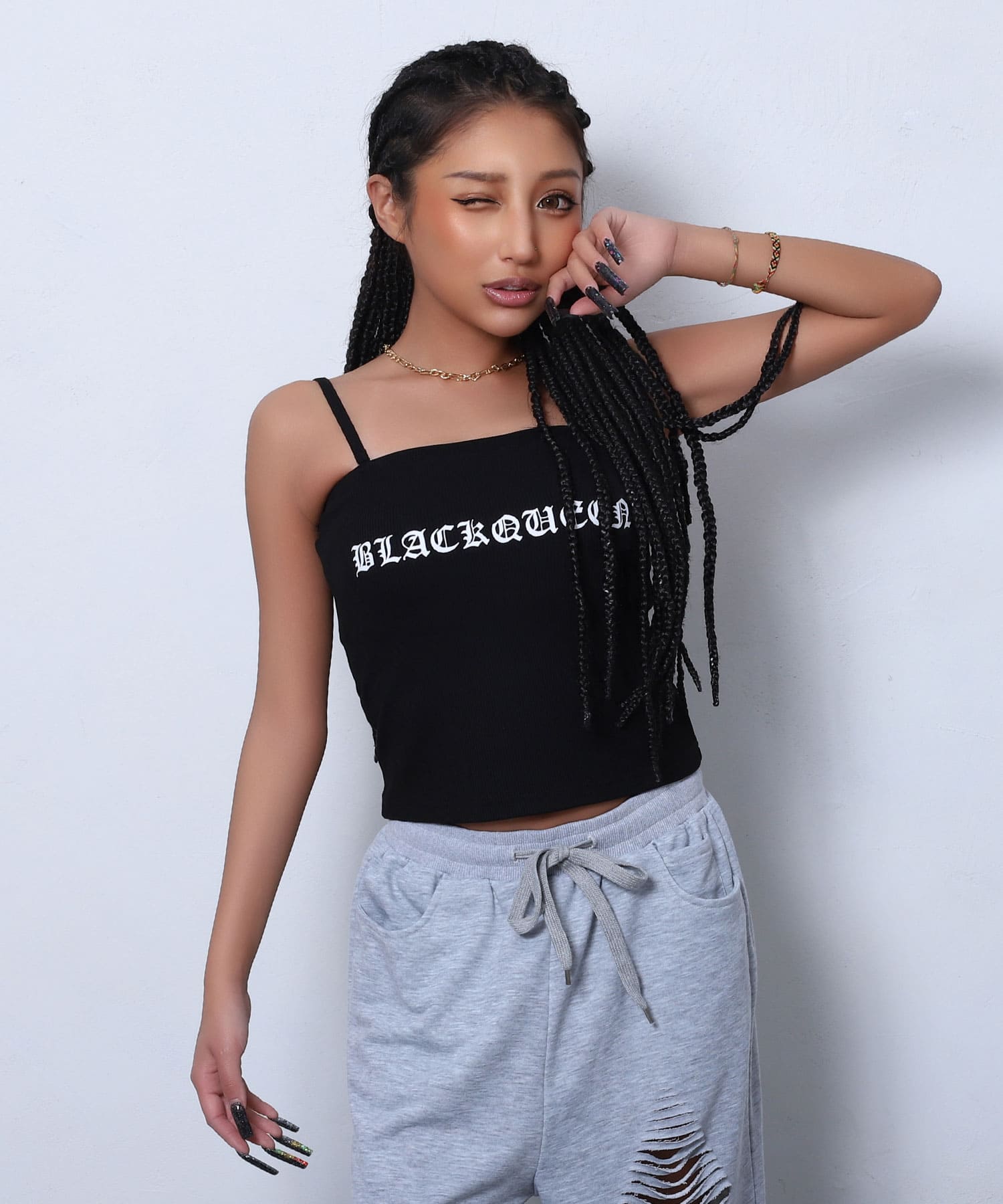 ロゴベアトップ | レディースギャルファッション通販BLACKQUEEN