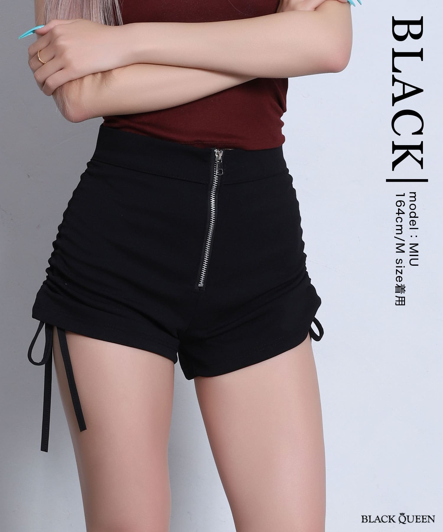 フロントZIPショートパンツ | レディースギャルファッション通販