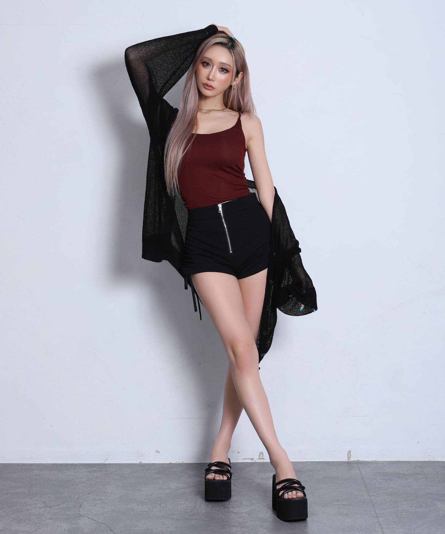 フロントZIPショートパンツ | レディースギャルファッション通販