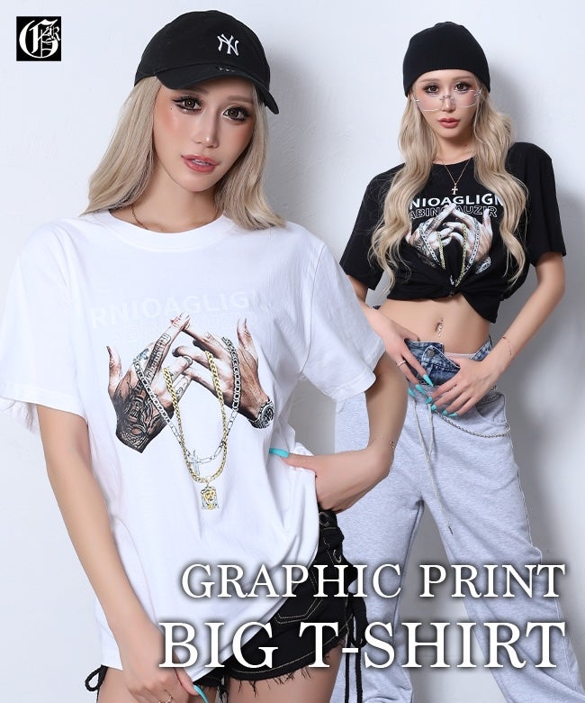 プリントBIGTシャツ | レディースギャルファッション通販BLACKQUEEN
