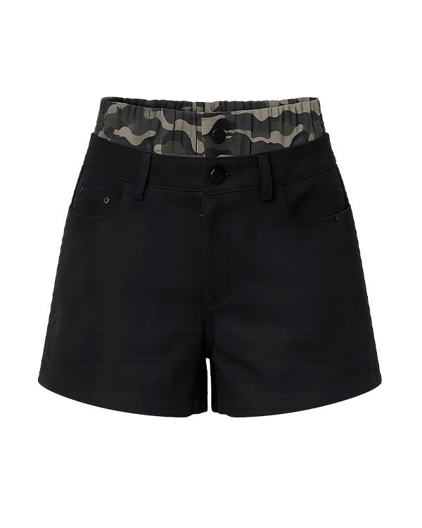 Waist switching camouflage pants